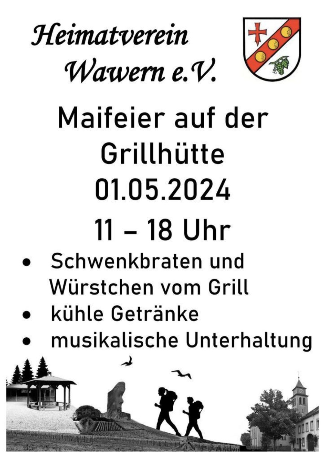 Maifeier Grillhütte